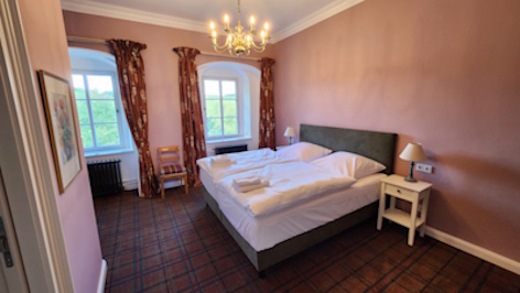 Neues Doppelbettzimmer (mit eigenem Badbereich) - Kostenbetrag: 130€ pro Person inkl. Frühstück